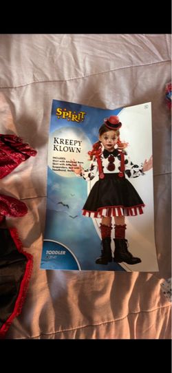 Kreepy Clown Costume 3-4t