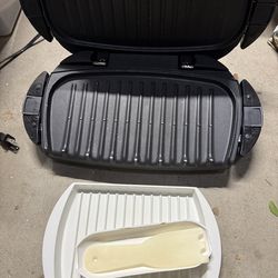 George Foreman grill set