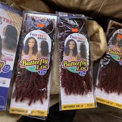 Freetress Crochet Braid Butterfly Loc 12"