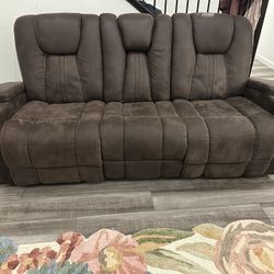 Sofa ( Recliner Sofa But One Side Is Broken)