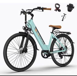 Movcan V80 Electric Bike for Adults,1000W 28MPH Mountain E-Bike, 26"tires with 48V Removable Battery,Shimano 7 Speed & Dual Disc Brakes UL2849