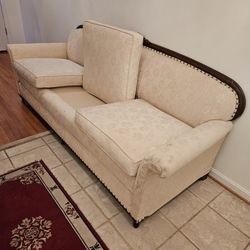 Antique White Sofa and Seat set