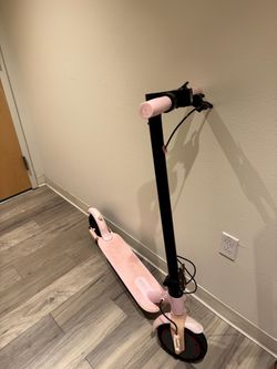 Pink E scooter