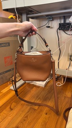 Kate Spade Brown Leather Bucket Bag