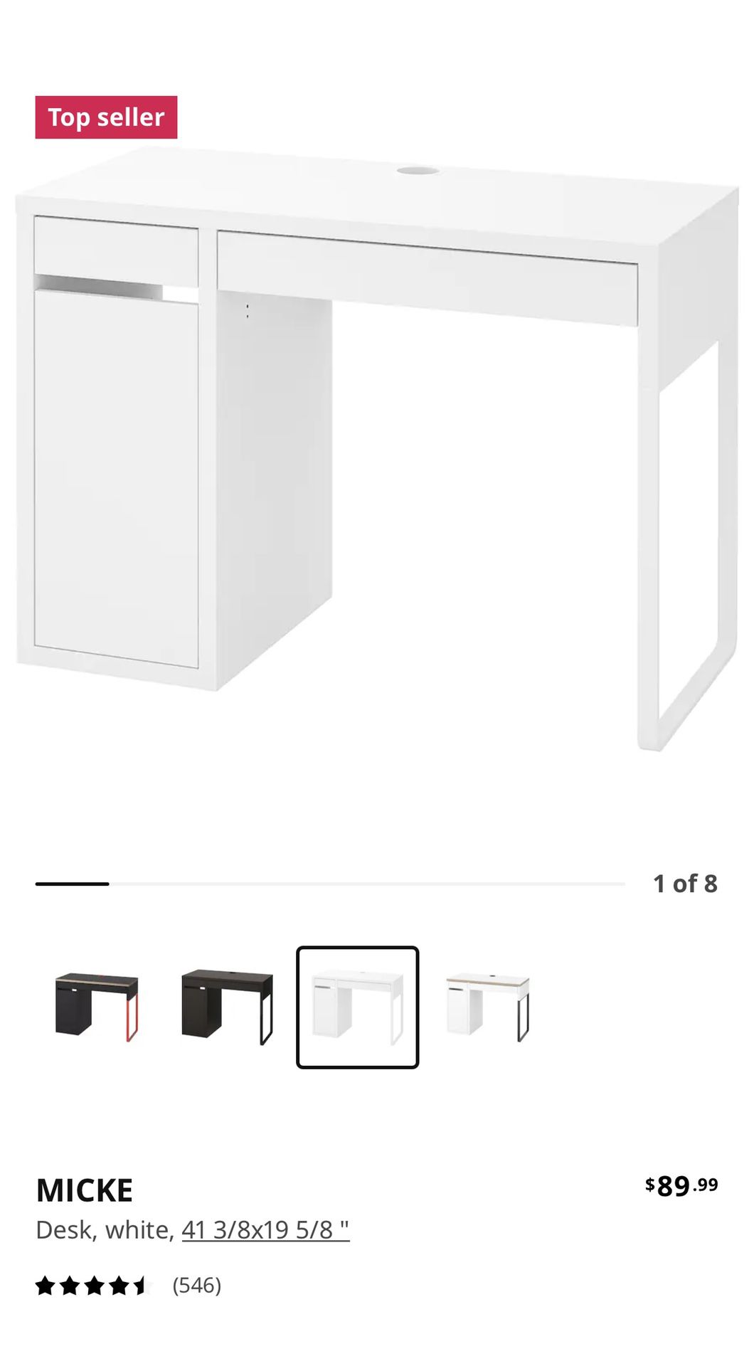 IKEA white Desk