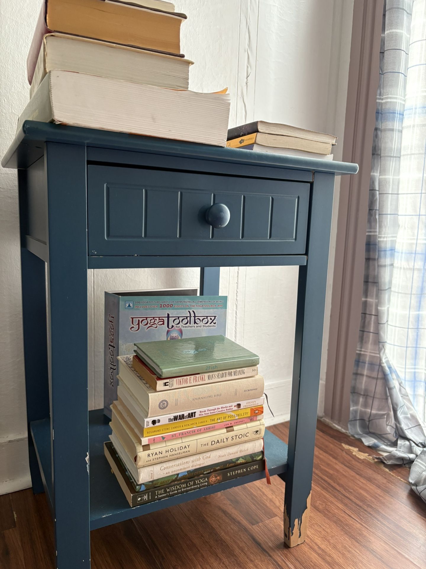 Blue Side Table
