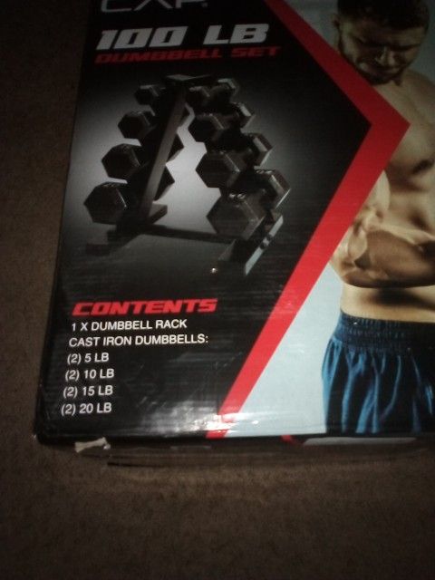 100 Lb Weights Dumbbell Set Cap