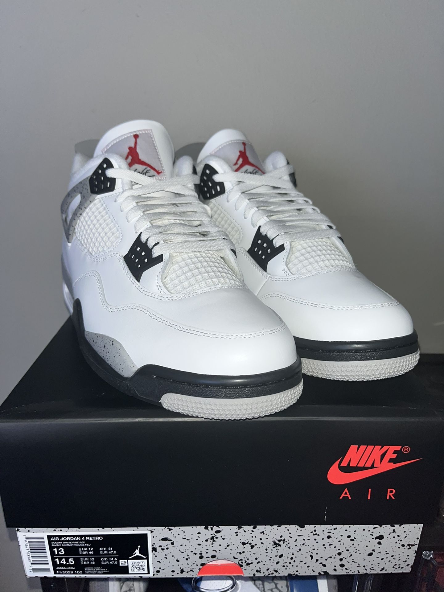 Jordan Retro 4 Cement Size 13