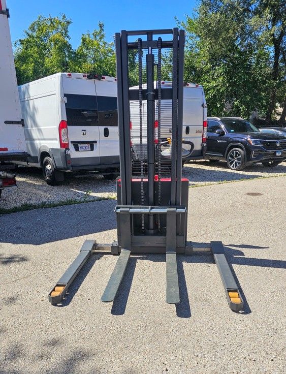 Electric walking forklift stacker