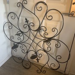 Large Decorative Metal Candle Holder Frame