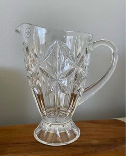 Lenox Pitcher Shooting Star Full Lead Crystal 40oz