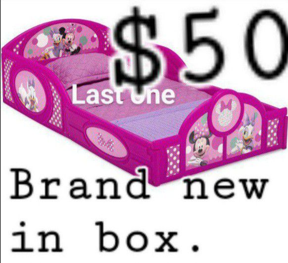 Disney Minnie Mouse Sleep and Play Toddler Beds 
