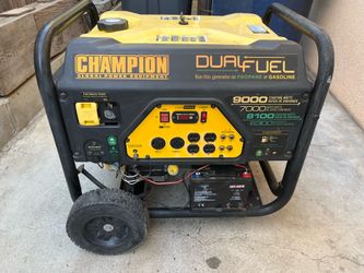 Champion 9000 watt dual fuel generator 71530