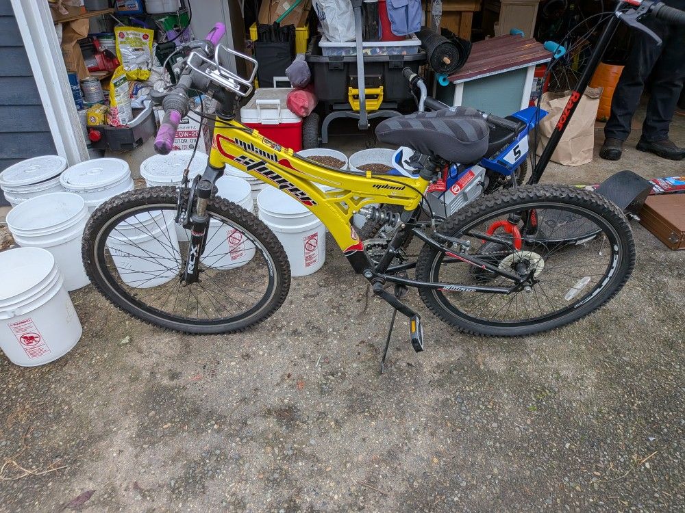Free Kids Bike And Electric Scooter and Bike Set