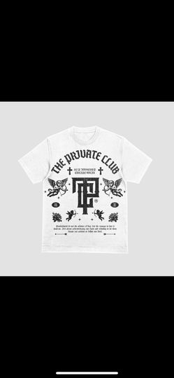 Street wear shirt. Brand, The Private Club. 