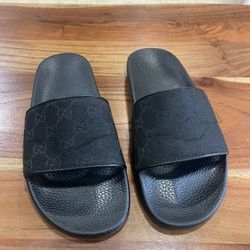 Gucci GG Slides Black 