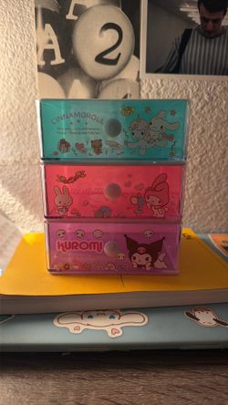 Sanrio desk storage