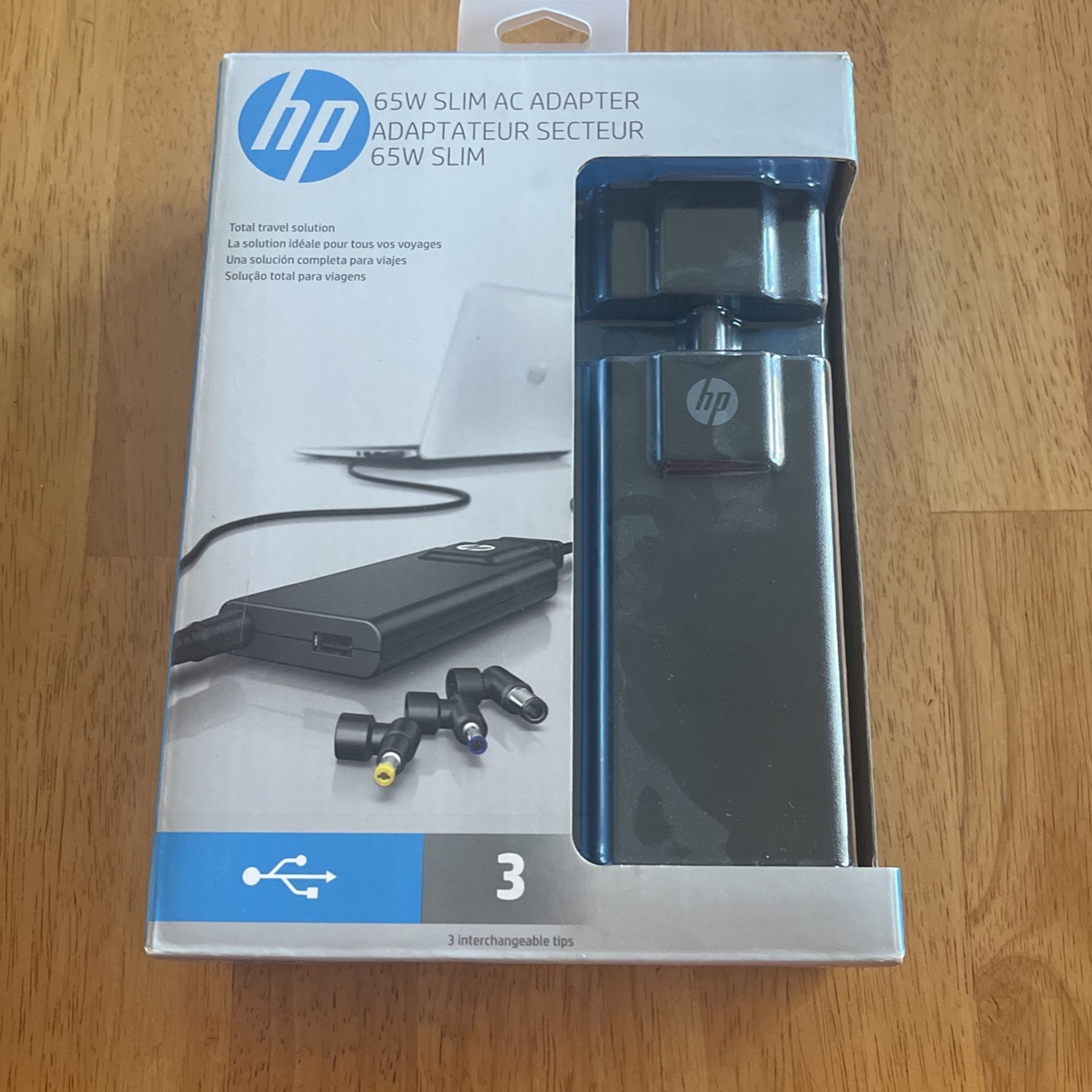HP 65W Slim AC Adapter US