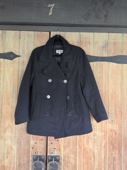 GRIND by Coffee Shop Double Breasted Peacoat Size Small