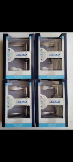 Schlage Bed & Bath Door Lever Set