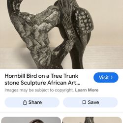 Hornbill Stone Sculpture 