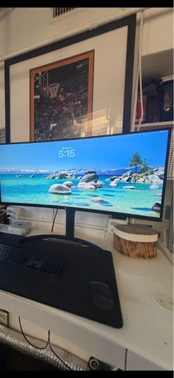 LG 35” UltraWide Curved Monitors – 2 Available