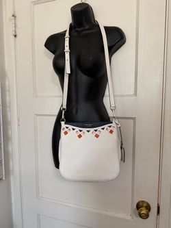 kate spade White Crossbody with colorful studs accents 🌷