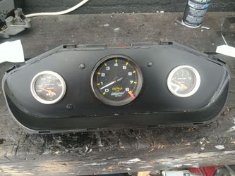S14 240sx custom gauge cluster