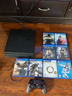 PS4 Pro 1TB with games