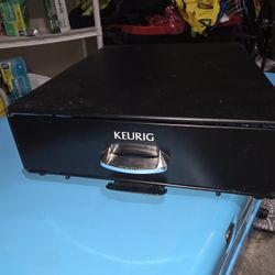 Keurig Under Brewer Storage Drawer, Holds 35 Pods, Black