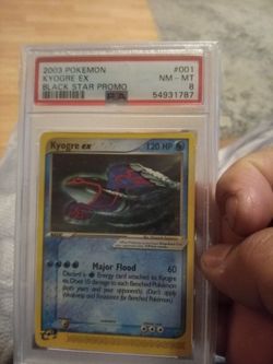 Kyogre Ex PSA 8