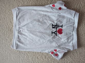 I ❤️ NY Dog shirt 2XL