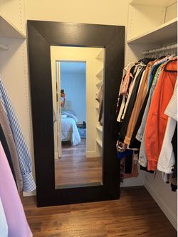 Large black mirror