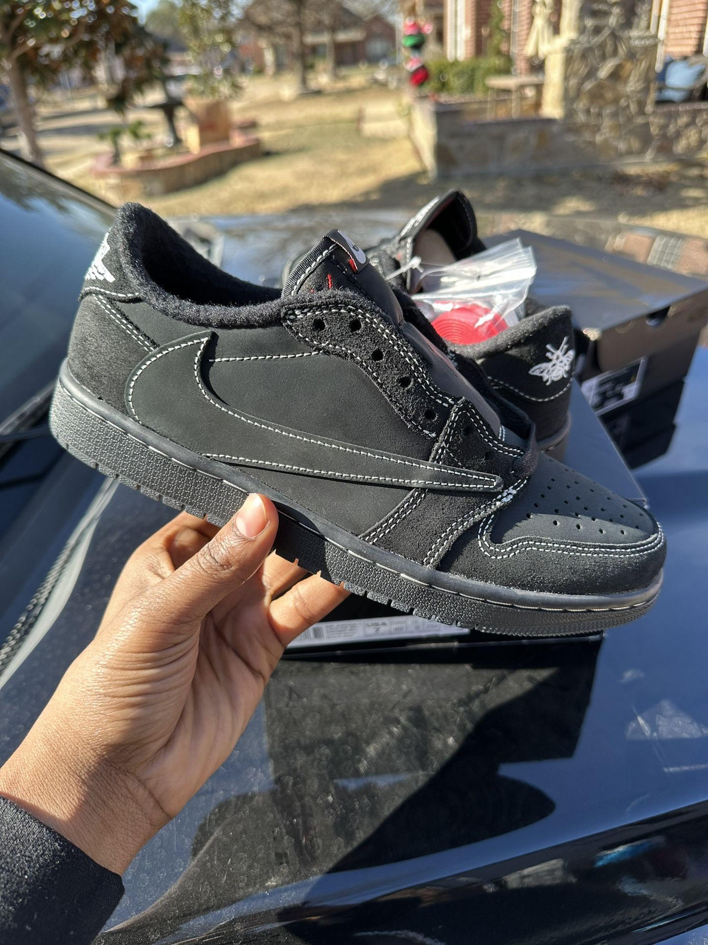 Jordan 1 Retro Low OG SP Travis Scott Black Phantom for Sale in