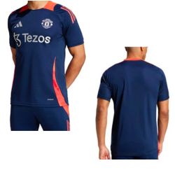 Adidas Navy Manchester United 2024/25 AEROREADY Training Jersey Men's Lrg NWT