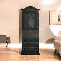 Antique / MCM / Hutch / Cabinet / Solid Wood / Dovetail / Jasper Cabinet Co.