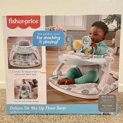 Fisher Price Deluxe Sit Me Up Floor Seat with Toy Tray