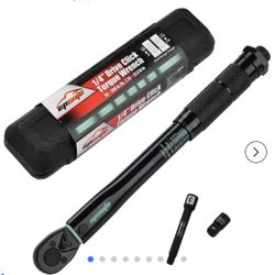 EPAuto 1/4-Inch Drive Click Torque Wrench, Black
