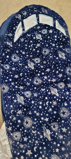 Space Ship Blanket Tail NWOT