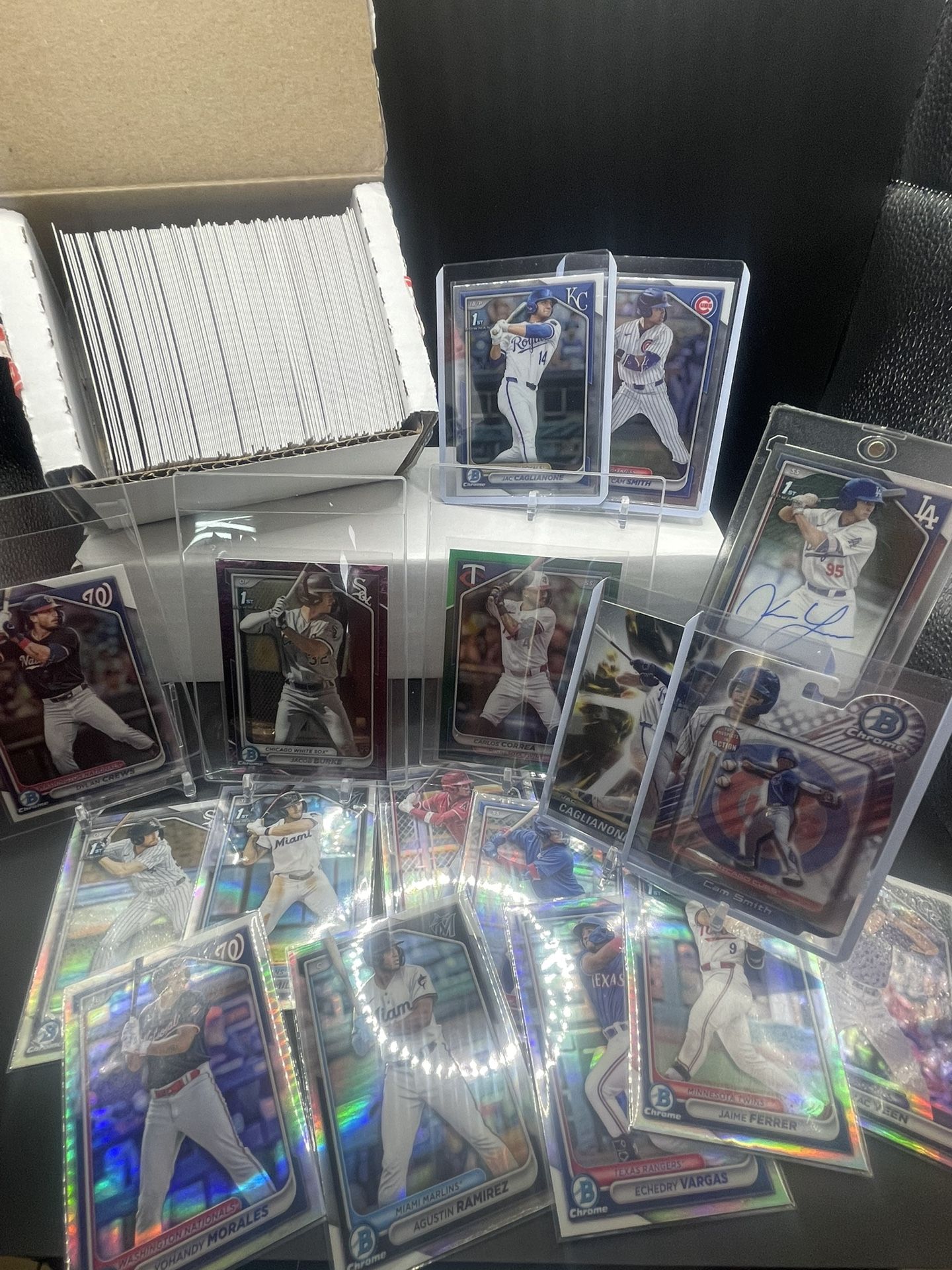 2024 Bowman Chrome Draft Lot – Auto, Refractors, Parallels + Cags & Cam Smith 🔥