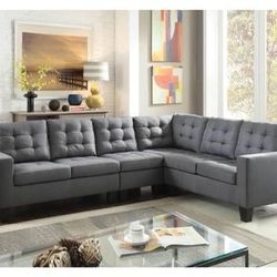 Brand New Earsom Grey Sectional