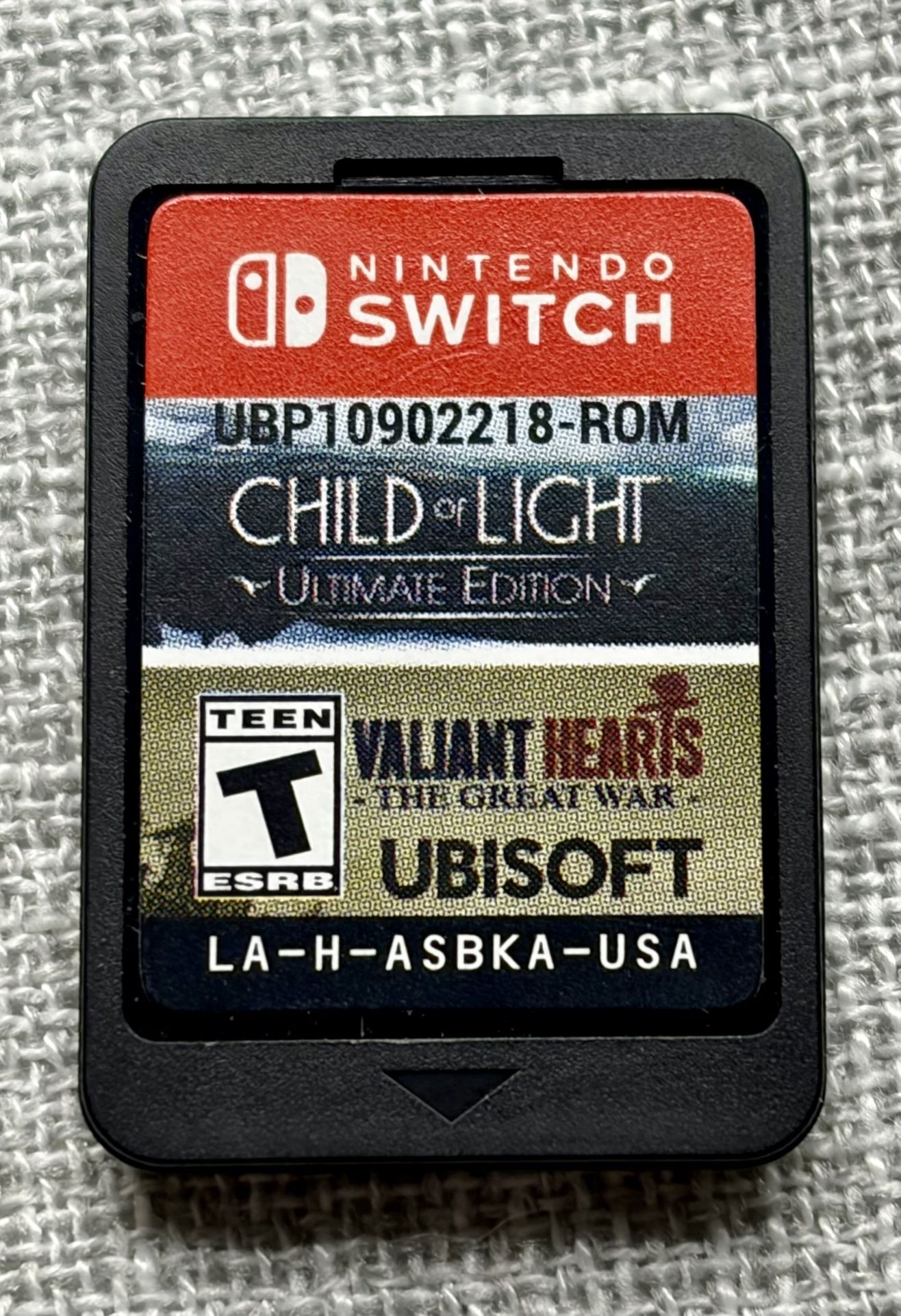 Child of Light Ultimate Edition + Valiant Hearts The Great War - Nintendo Switch