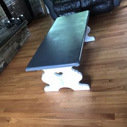 Custom Farmhouse Coffee Table 49x20x17.5T