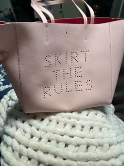Kate Spade New York Skirt the Rules Pink Tote Bag