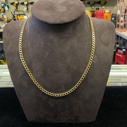 14k Cuban Chain Solid 34933-1LL