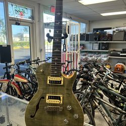 Used PRS Zach Myers Signature SE Green Solid Body Electric Guitar