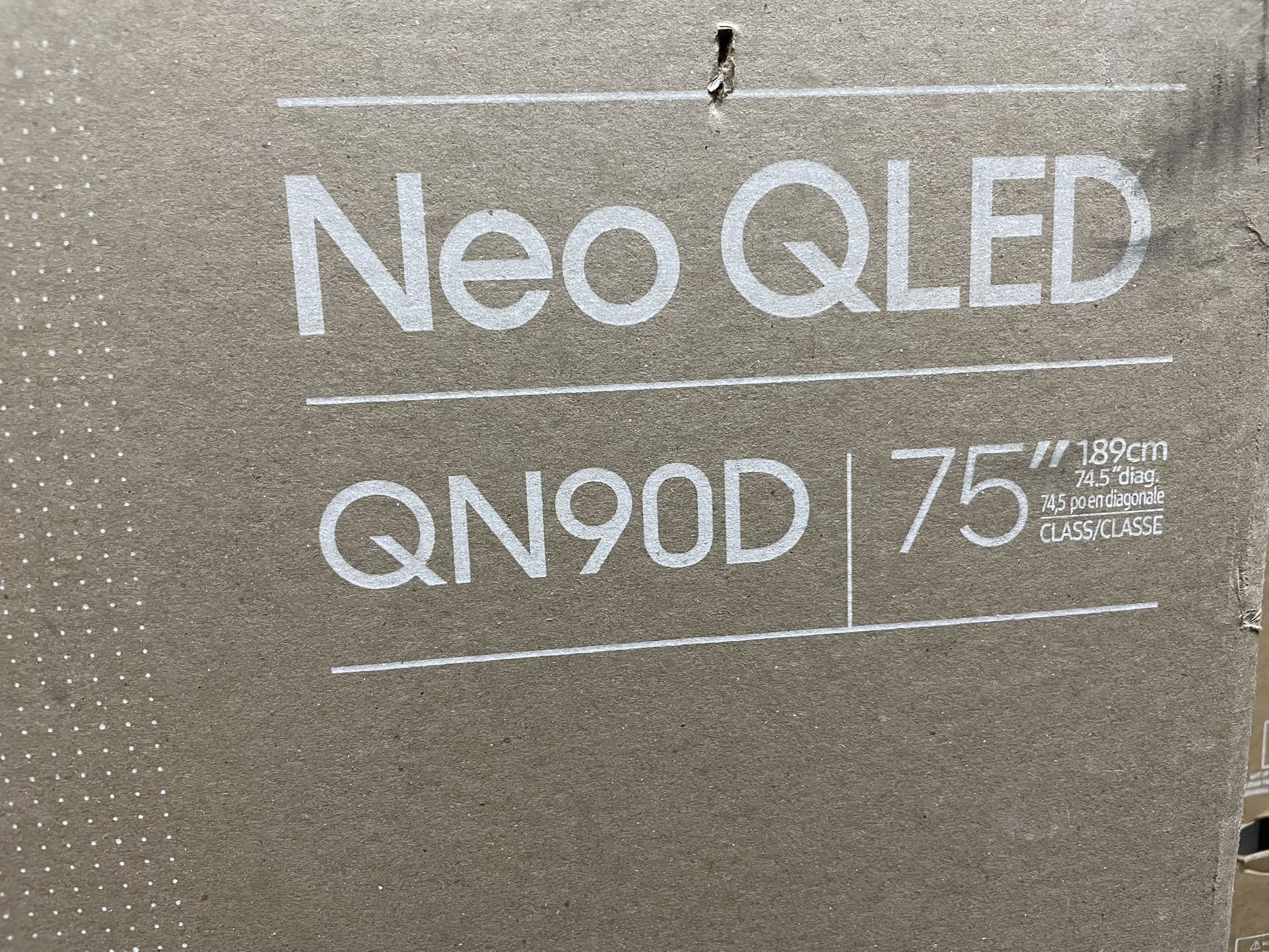SAMSUNG 75-Inch Class Neo QLED 4K QN90D Series Quantum HDR+, Dolby Atmos, Object Tracking Sound+, Anti-Glare, Gaming Hub, Q-Symphony, Smart TV with Al