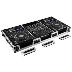 Odyssey FZ12CDJWXD2 Extra Deep DJ Coffin Case for 12″ Format DJ Mixer and Two Media Players