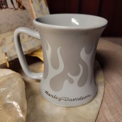 Harley Davidson Coffee Mug. Large Handle Cup. Ceramic. 