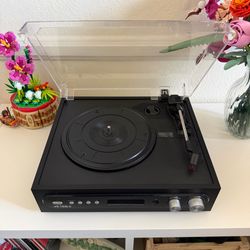 Victrola All-in-1 Bluetooth Record Player with Built in Speakers and 3-Speed Turntable